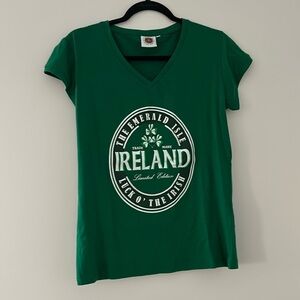 Ireland V Neck Tshirt, Large, NWOT